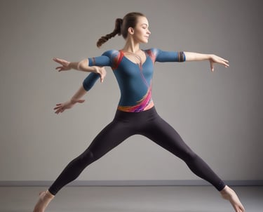 A vibrant image showcasing various dance merchandise.