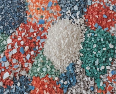 A pile of assorted scrap metal ready for recycling.