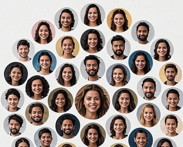 Happy Apex Furniture customer smiling with newly purchased furniture