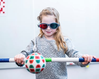 small kid reading letters