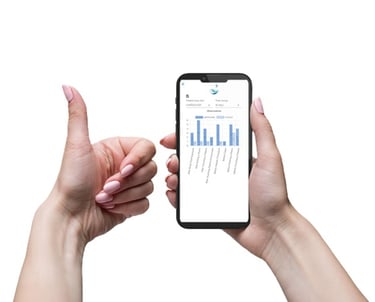 a person holding a phone with a phone in their hands