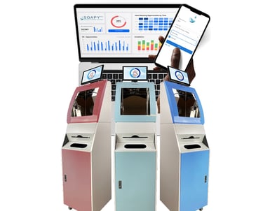 a laptop computer sitting on top of a desk