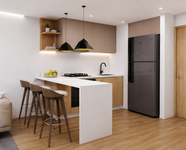 acabados modernos para apartamentos