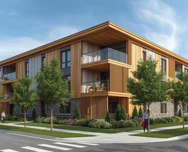 Immeuble neuf en région parisienne