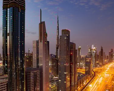 cidade grande arranha céu nova iorque nyc prédios noite moderno