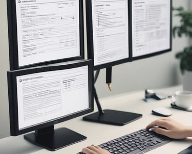 Close-up of academic papers formatted according to ABNT, APA, and Vancouver standards.