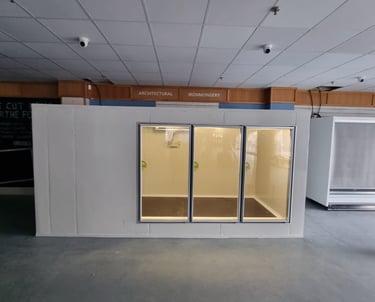 Modern refrigeration solutions in London including freezer and glass cold rooms