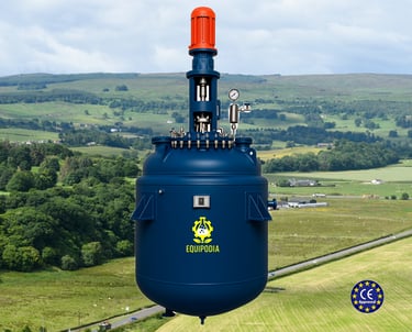 Glass lined reactors, closed top type