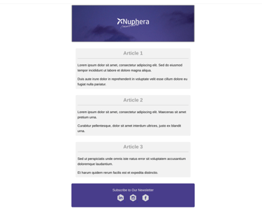 Free SendFox template