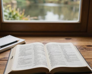 A warm sunrise over a quiet town symbolizing new beginnings.