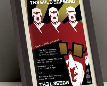 'The Bald Soprano' Theatrical Poster