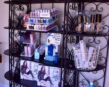 Inspire Salon and Day Spa hair care products