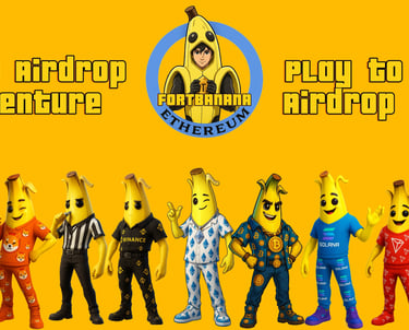 a group of bananas and other characters in a row of bananas