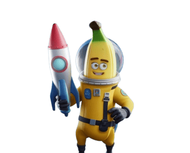 a banana bananafruit with a banana banana