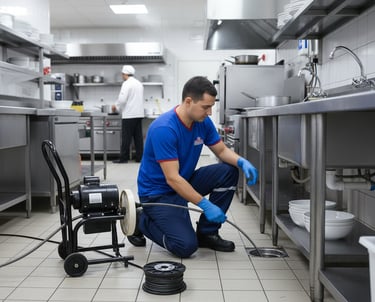 desentupimento de ralo em cozinha