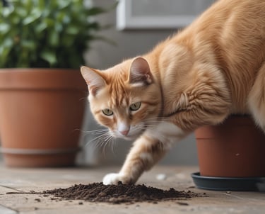 Comportement genant chat