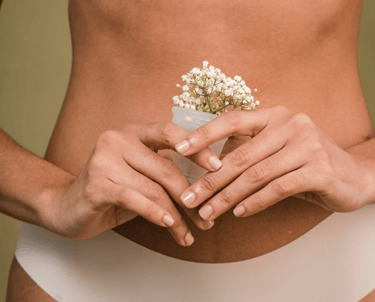 Genital estetik uygulanmış bölge görünümü