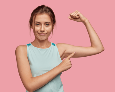 Kol germe (brachioplasti) uygulaması sonrası kol görünümü