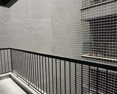 Balcony safety nets installation in Hebbal