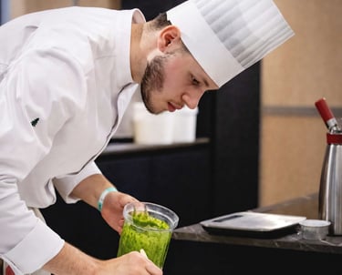 dîner gastronomique pour anniversaire à domicile