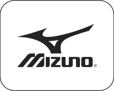 Logo da Mizuno em preto e branco