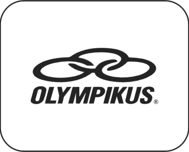 Logo da Olympikus em preto e branco