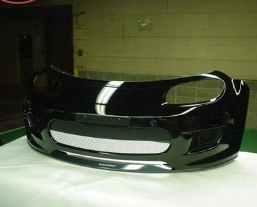 Automobile front and rear bumpers