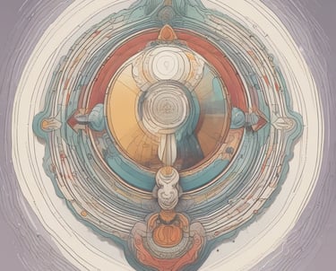 show visual illustration of Inner clarity that shapes real decisions and direction.