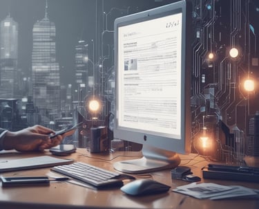 A construction site featuring advanced digital tools and equipment.