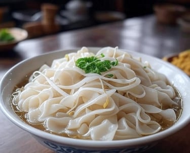 Flat Rice Noodles - Noodles of Asia