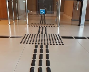 Elemento tátil inox