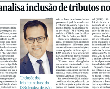 Reportagem no Valor Econômico