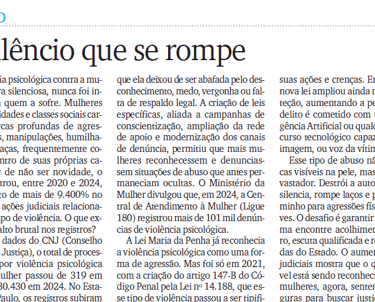 Artigo no jornal Diário do Grande ABC