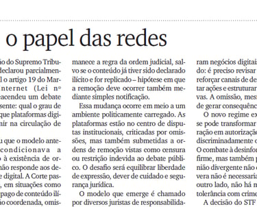 Artigo no jornal Diário do Grande ABC