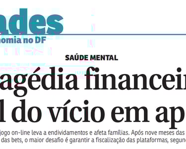 Reportagem no jornal Correio Braziliense