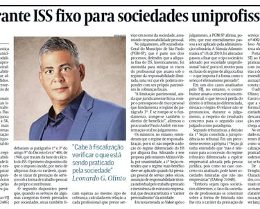 Reportagem no Valor Econômico