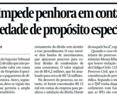 Reportagem no Valor Econômico