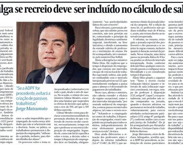 Reportagem no Valor Econômico