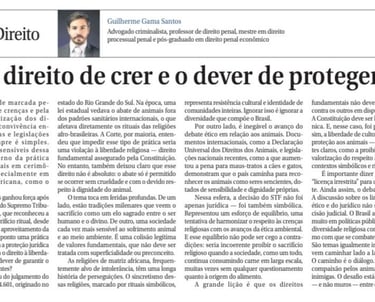 Artigo no Correio Braziliense