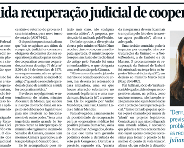 Reportagem no jornal Valor Econômico