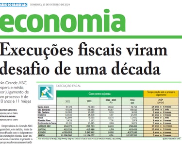 Reportagem no jornal Diário do Grande ABC