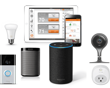 a smart home security system with a smart home security system