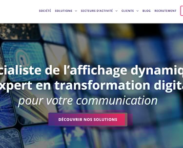 sample website screenshot