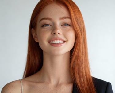 Ariel, ai, model, actress, red hair, photoshoot