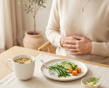 Nutrición digestiva en Getxo para hinchazón, gases, SIBO e intolerancias