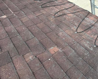 storm damaged roof