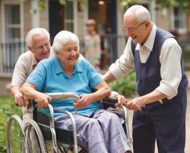 A group of Christians engaging in community service.