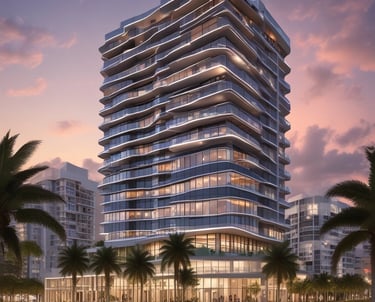 An elegant commercial development highlighting business potential.