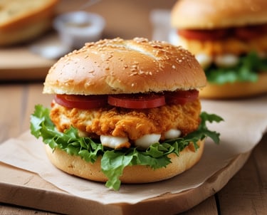 A vintage-style food truck is parked in a dimly lit area with an open window revealing the kitchen inside. There are metal chairs and round tables set in front of the truck, suggesting an outdoor dining area. A person in a white shirt stands beside the truck, possibly a vendor or customer, engaged in a phone conversation.