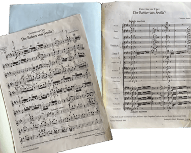 Image of music scores